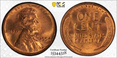 1954 1C MS66RD
