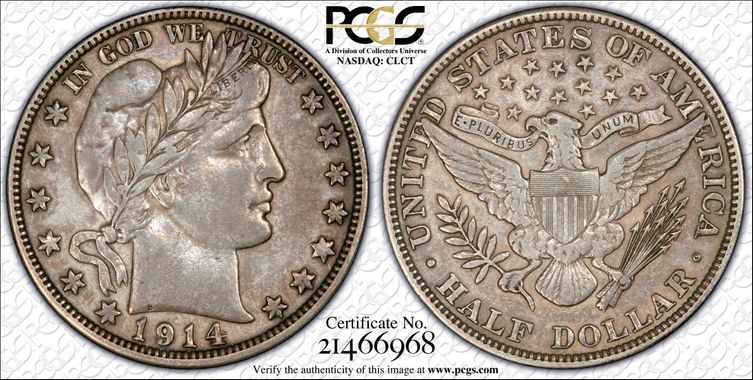 Cert 21466968 - Coin Image