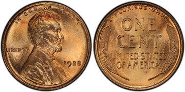 1928 1C MS67+ RD