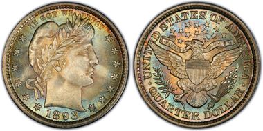 1893 25C MS66