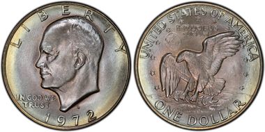 1972-D $1 MS66+