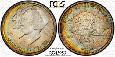 1935-S 50C Arkansas MS67+