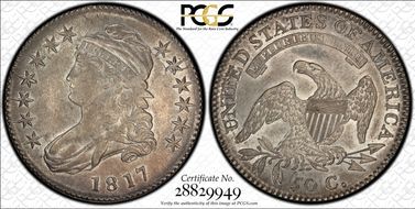 1817 50C O-105a AU55