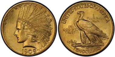 1909 $10 MS63