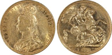 1893-S Sov S-3868C Jubilee Head AU55