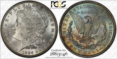 1884 $1 MS63