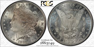 1880-S $1 MS64