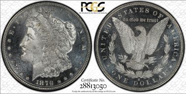 1879-S $1 MS64PL