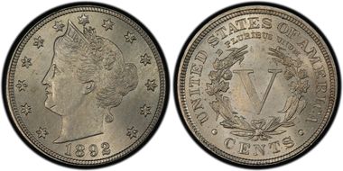 1892 5C MS65
