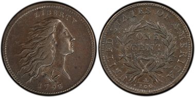 1793 1C Wreath, S-8 XF45BN