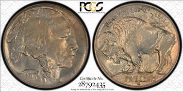 1913-S 5C Type 1 MS64+