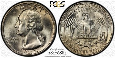 1932 25C DDO FS-101 MS65