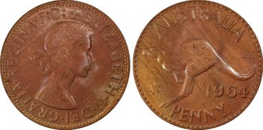 1964 Y. (p) 1D MS64RB