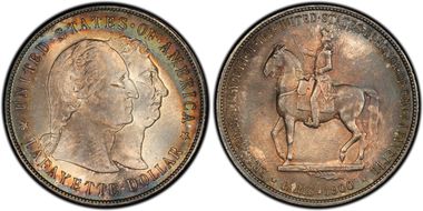 1900 $1 Lafayette MS65