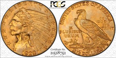 1928 $2.50 MS62
