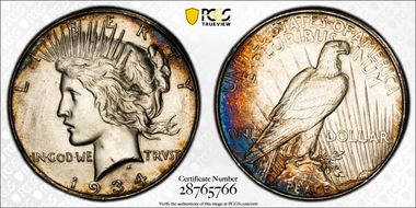 1934-D $1 MS64