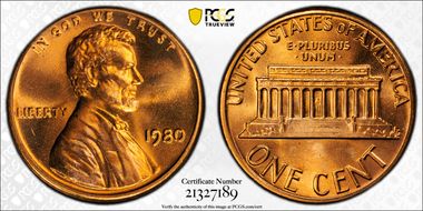 1980 1C MS67RD