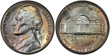 1939 5C Reverse of 1940 MS68FS