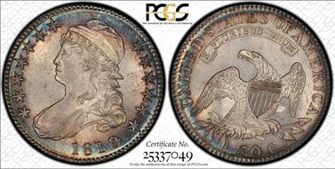 1819/8 50C O-102 MS64