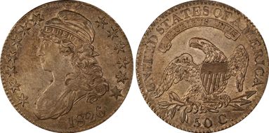 1826 50C O-108a AU55