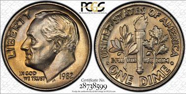 1982 10C No P Strong FS-501 MS66