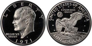 1971-S $1 Silver PR69DCAM
