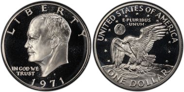 1971-S $1 Silver PR69DCAM