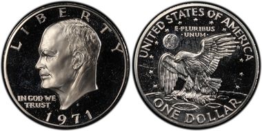 1971-S $1 Silver DDO FS-106 PR68DCAM