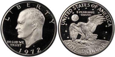 1972-S $1 Silver DDO FS-101 PR69DCAM