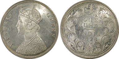 1876(C) Rupee SW-5.18 MS63