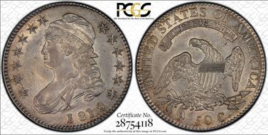 1818 50C O-114a AU53