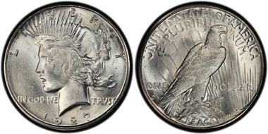 1927-S $1 MS64+