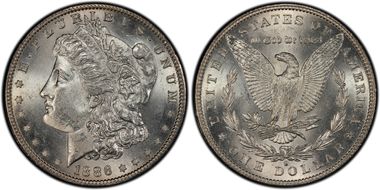 1886-S $1 VAM 2, S/S MS63