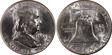 1951-S 50C MS64