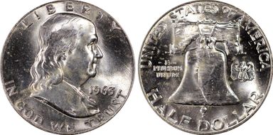1963-D 50C MS63