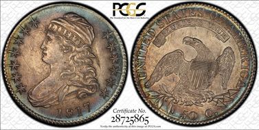 1817 50C O-111a MS63