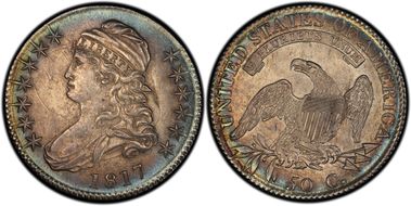 1817 50C Overton 111a MS63