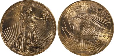 1923-D $20 MS65+