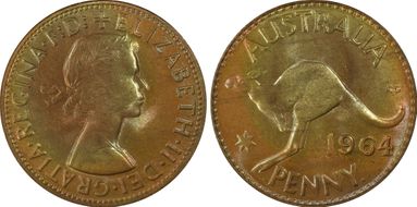 1964 Y. (p) 1D MS64RB