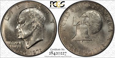 1976 $1 Type 1 MS65