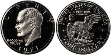 1971-S $1 Silver DDO FS-106 PR67CAM