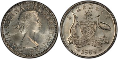 1954(m) 6D MS65
