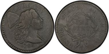 1794 1C Head of 1794 F15BN