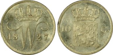 1827 10C MS63