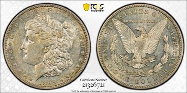 1895-O $1 AU55