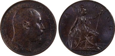 1904 1/4D S-3992 Blackened finish MS65