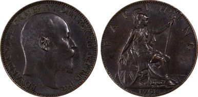 1908 1/4D S-3992 Blackened finish MS64