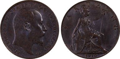 1910 1/4D S-3992 Blackened finish MS64