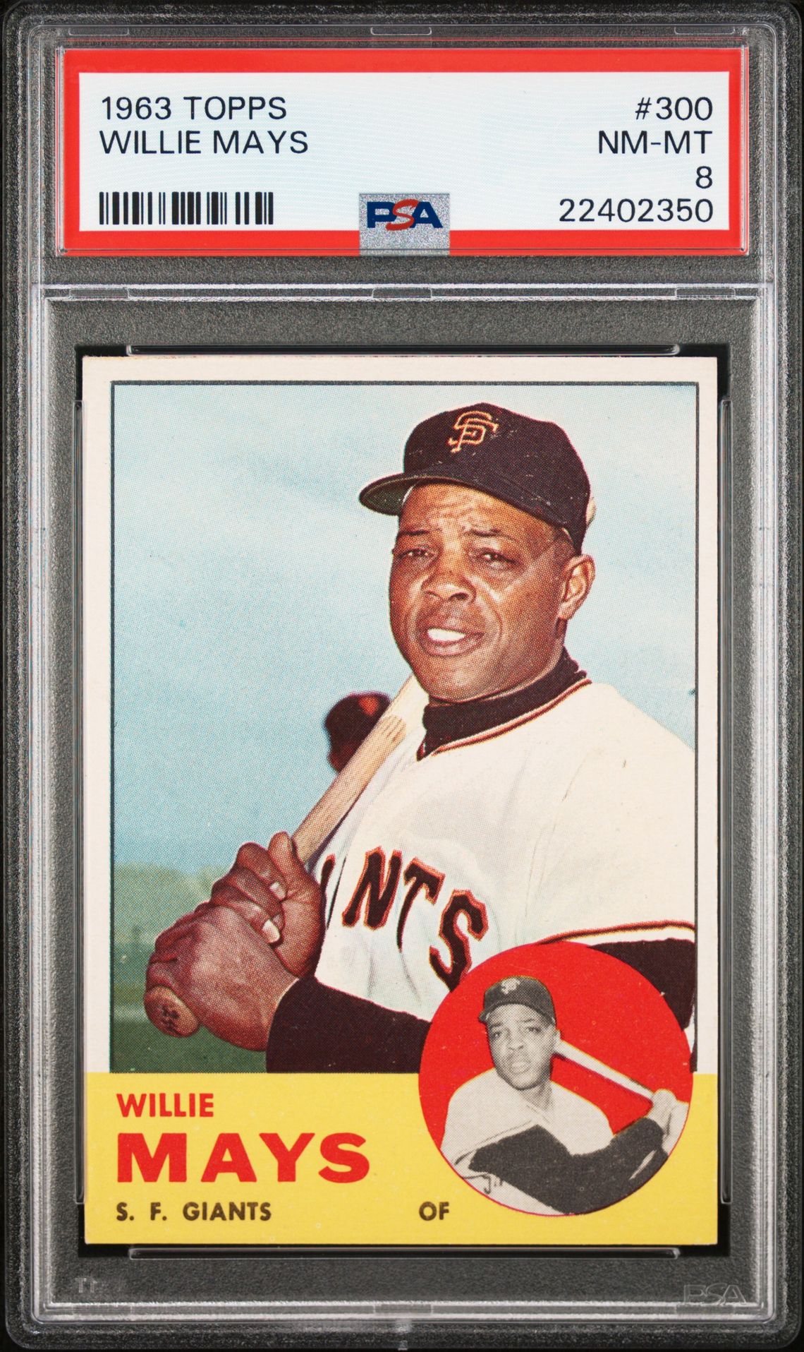 1963 Topps TOPPS #300 Willie Mays front