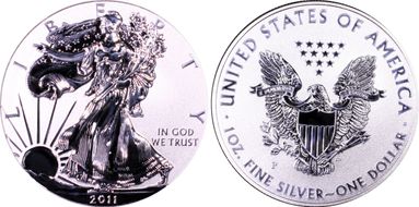 2011-P $1 Silver Eagle Rev PR 25th Anniversary Set PR70